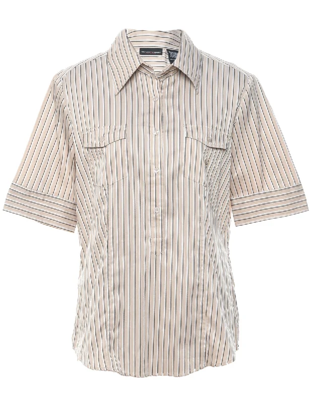 Striped Printed Top - L Rugged Women's Outdoor 