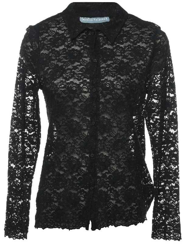 Black Lace Shirt - M Country