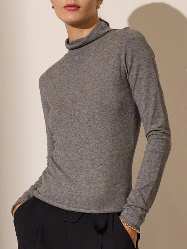 The Anika Mock Neck Top Streetwear Style for 