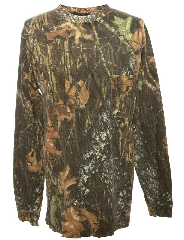 Jungle Print T-shirt - M Cozy Women's Winter