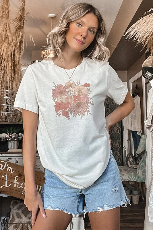 Mama Botanical Tee Dapper Women's Bow - adorned