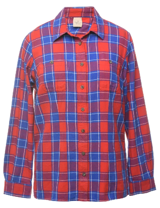 Checked Shirt - M Refined Women's Velvet