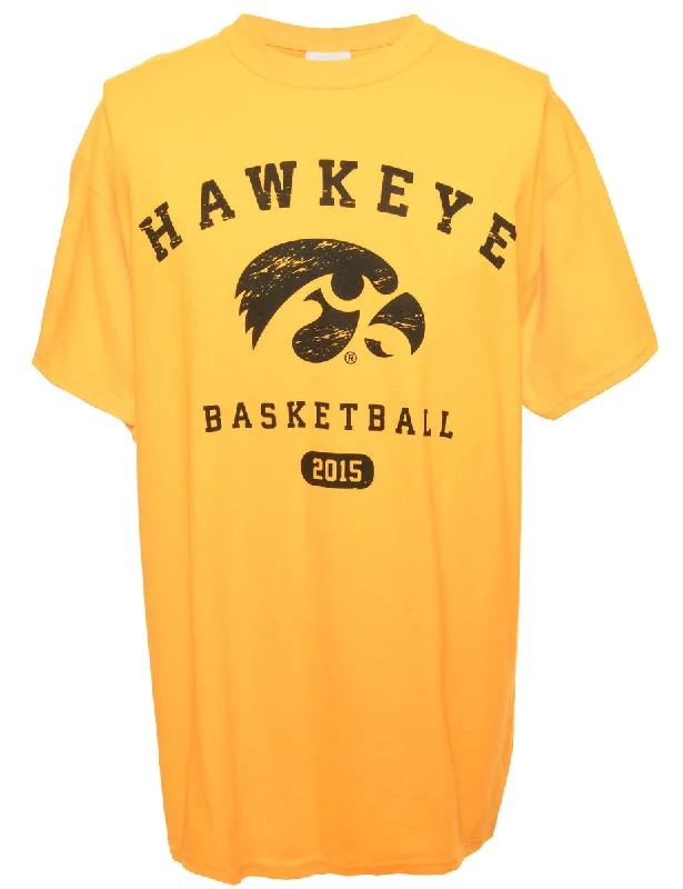 Gildan Hawkeys Sports T-shirt - M Scandinavian
