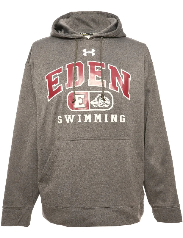 Grey Under Armour Printed Hoodie - M garde