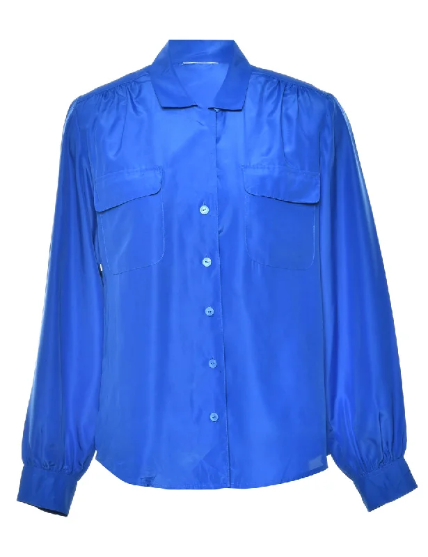 Blue Shirt - M Edgy Women's Punk