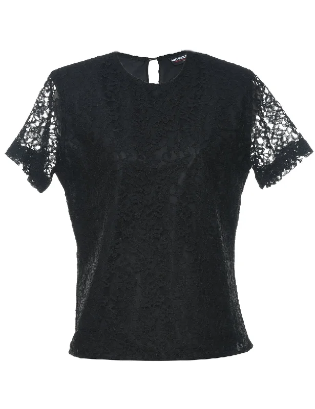 Notations Floral Top - M Cozy Women's Sherpa - lined