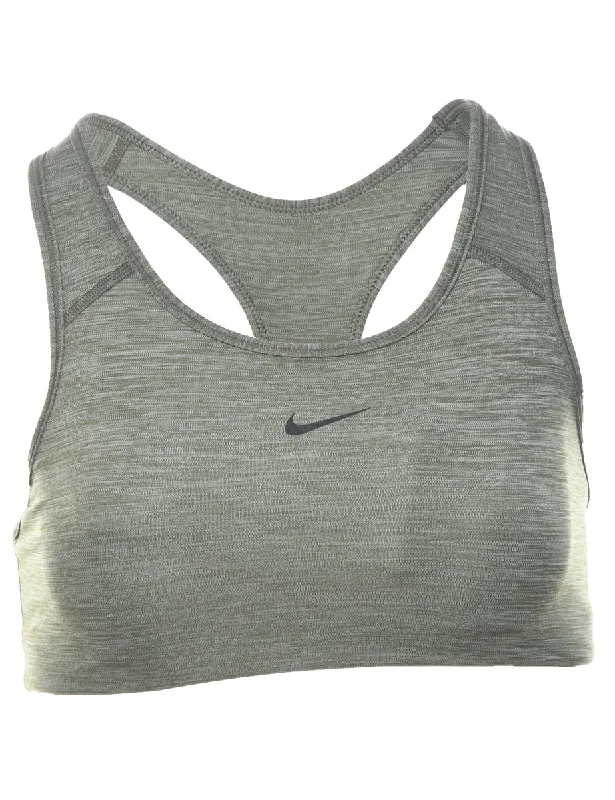 Nike Classic Grey Sports Bra - S Laid - back Women's Vibe