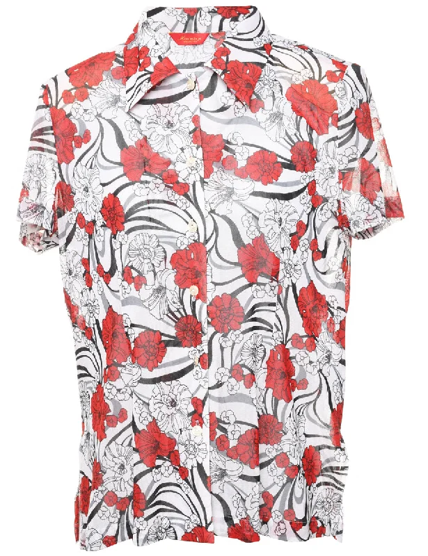 Floral Shirt - M Disco