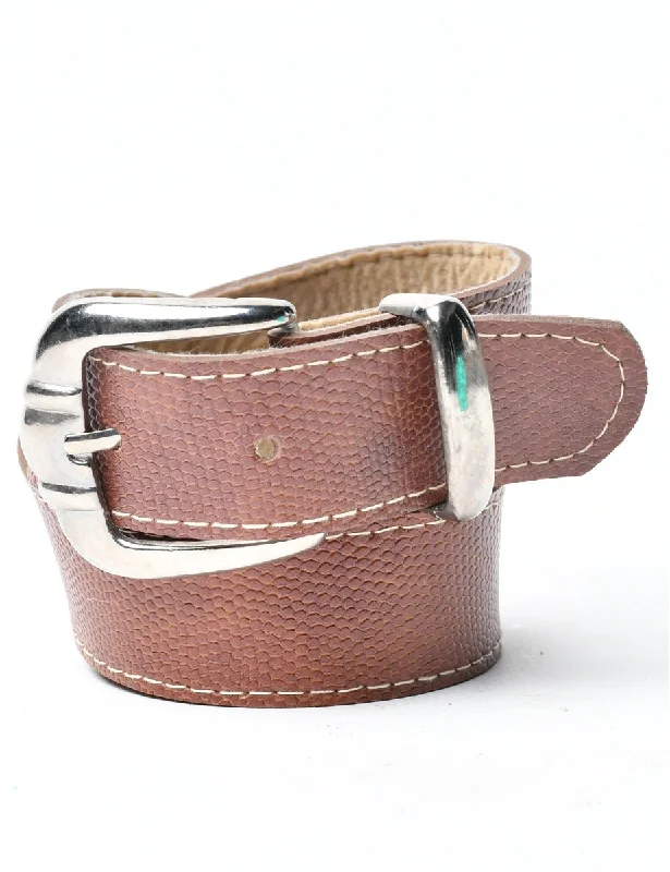 Brown Leather Belt - M Athletic Women's 