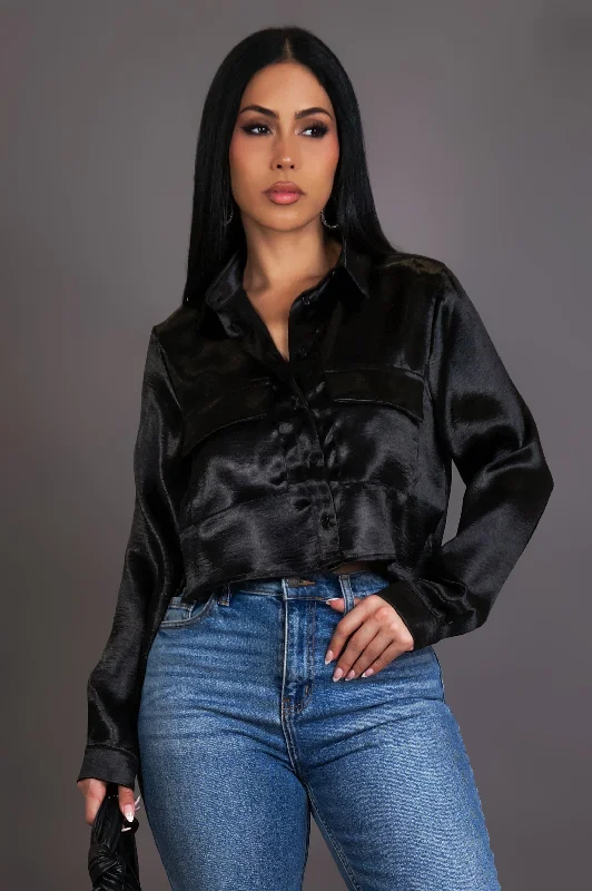 Glitz and Glam Top - Black Bohemian Women's Free