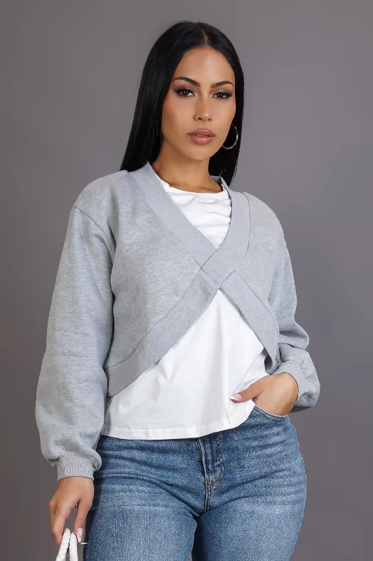 Easy Days Sweater - Grey Casual Women's Japanese 