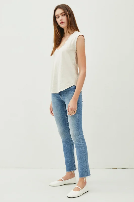 Not so Basic Scoop Neck Tee MORE COLORS Earthy Women's 