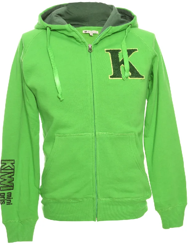 Green Printed Hoodie - S Modern Women's Tech