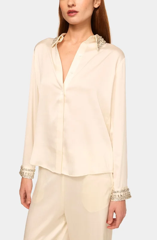 Ellie Top Monochromatic Office Style