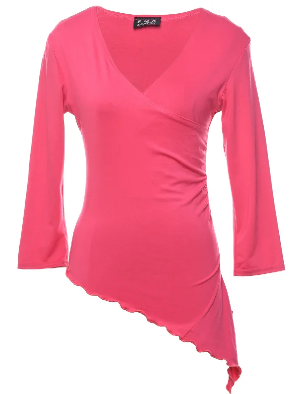 Y2K Asymmetric Hem Top - M Youthful Women's Pop