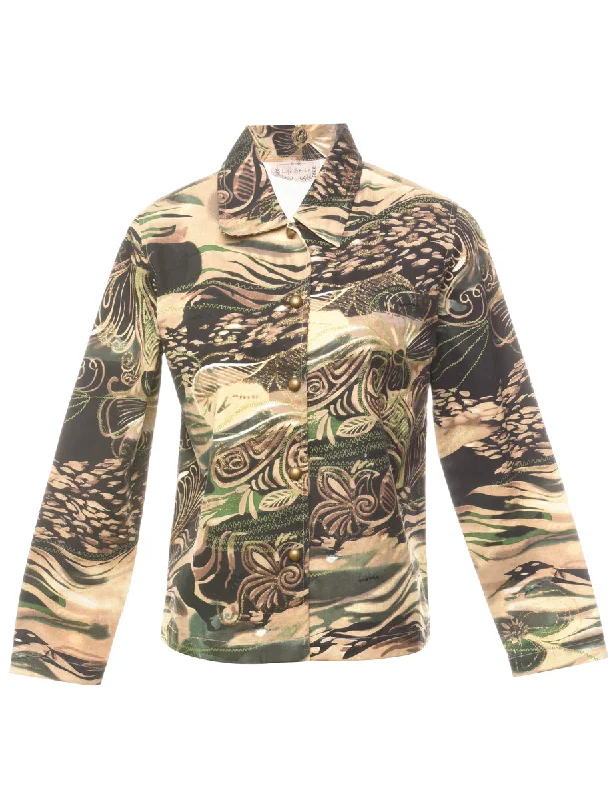 Button Front Jacket - S Modern Women's Tech