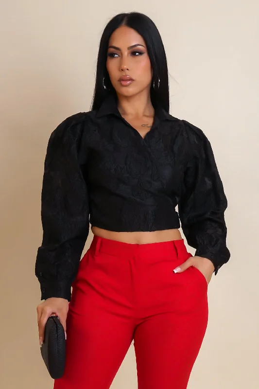 Heartstrings Crop Top - Black Athletic Women's 