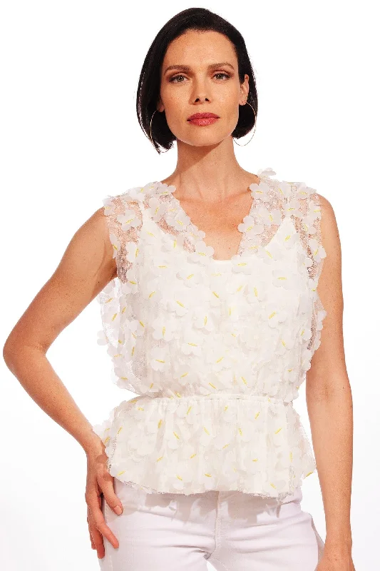 Glory Top - Daffodil Petal Trendy Women's 