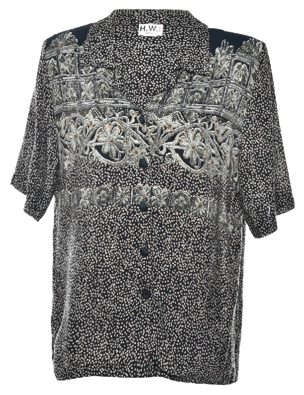 Floral Blouse - L Traditional Women's 