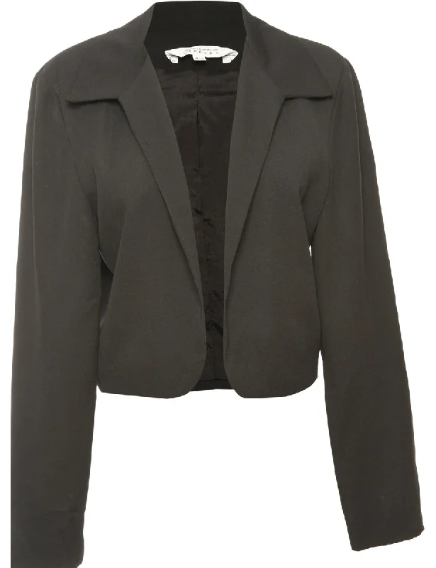 Black Jacket - M Classic Women's Tweed