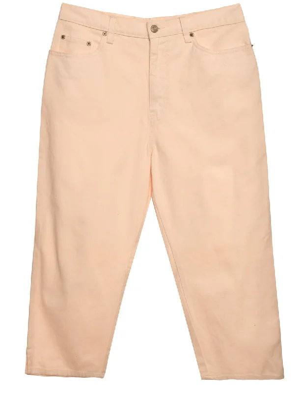 Cropped Tapered Jeans - W30 L23 Streetwear Style for 