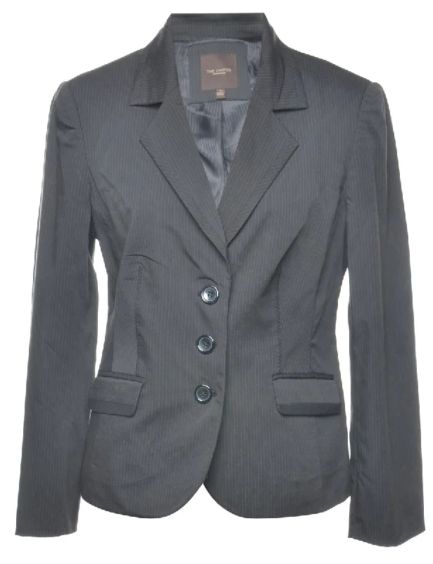 Striped Blazer - M Relaxed Women's 