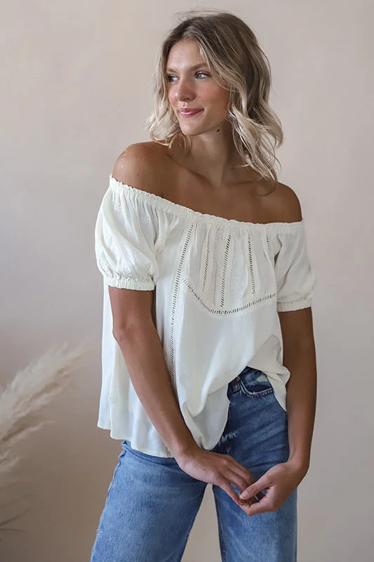 Backroads Buttercream Blouse Contemporary 