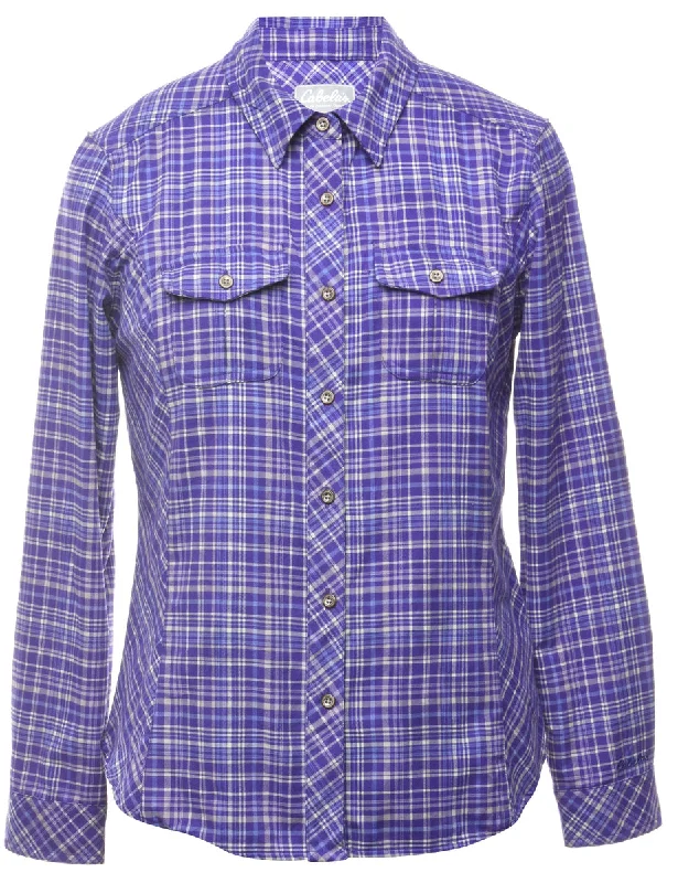 Checked Shirt - S Bold Women's Animal Print