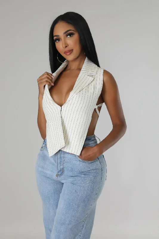 Daviane Linen Top Dynamic Women's Moto