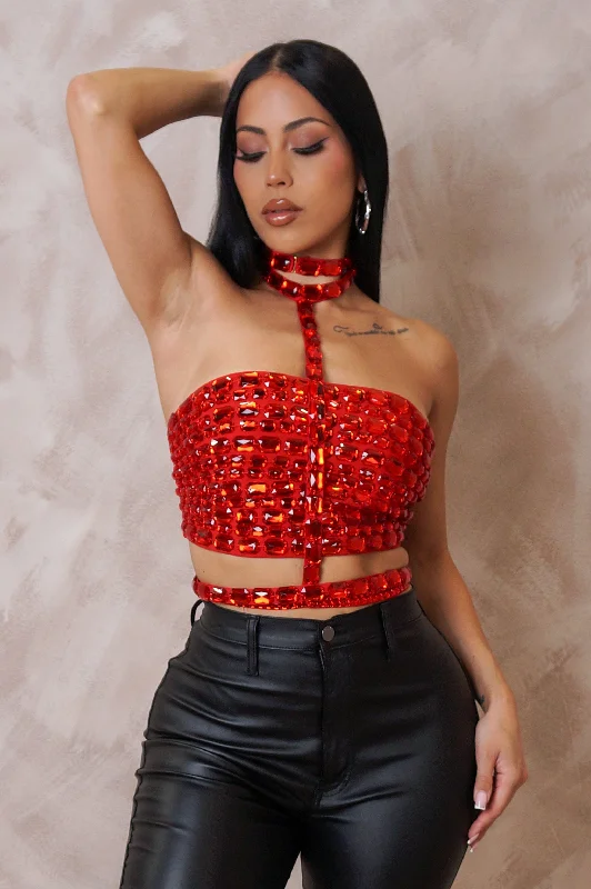 All The Feels Top  - Red Refined Women's Classic 