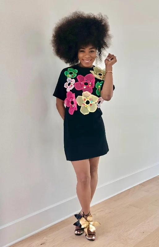 3D Flower dress Traditional Women's 