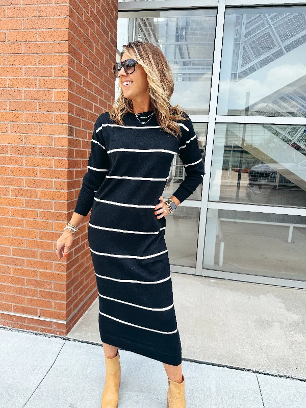 Carrie Sweater Dress Elegant Women's 