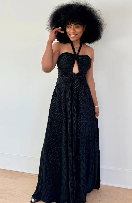 Crinkle Maxi dress Trendy Women's Oversized