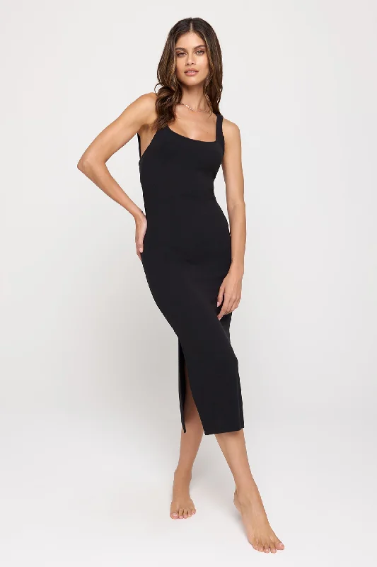 Valerie Twist Back Midi Dress Monochromatic All - in - one