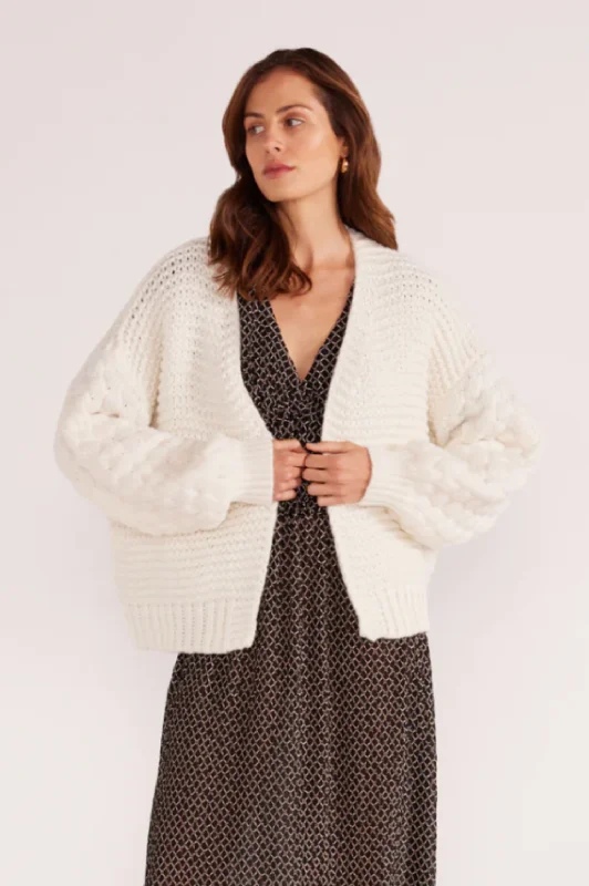 Abby Textured Knit Cardigan Modern Women's 