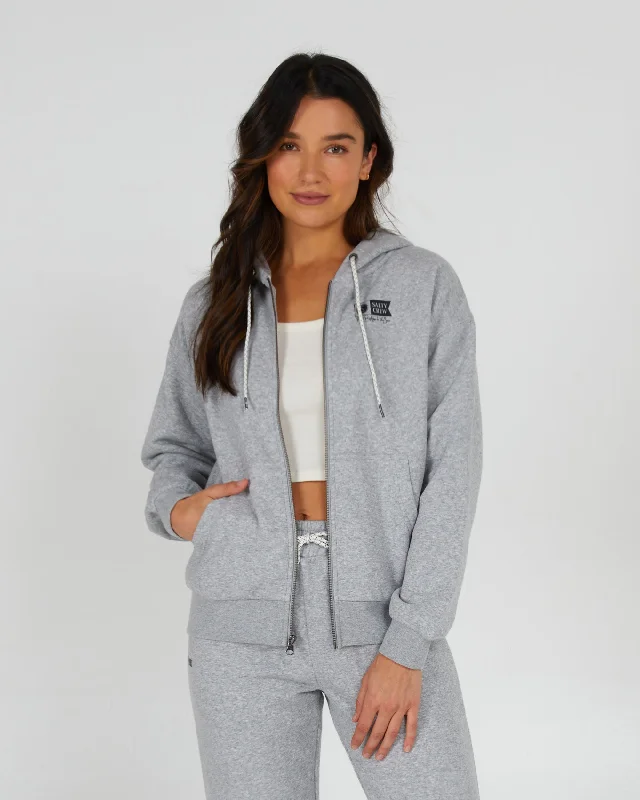 Alpha 2 Zip Hoody - Athletic Heather Monochromatic Office Style