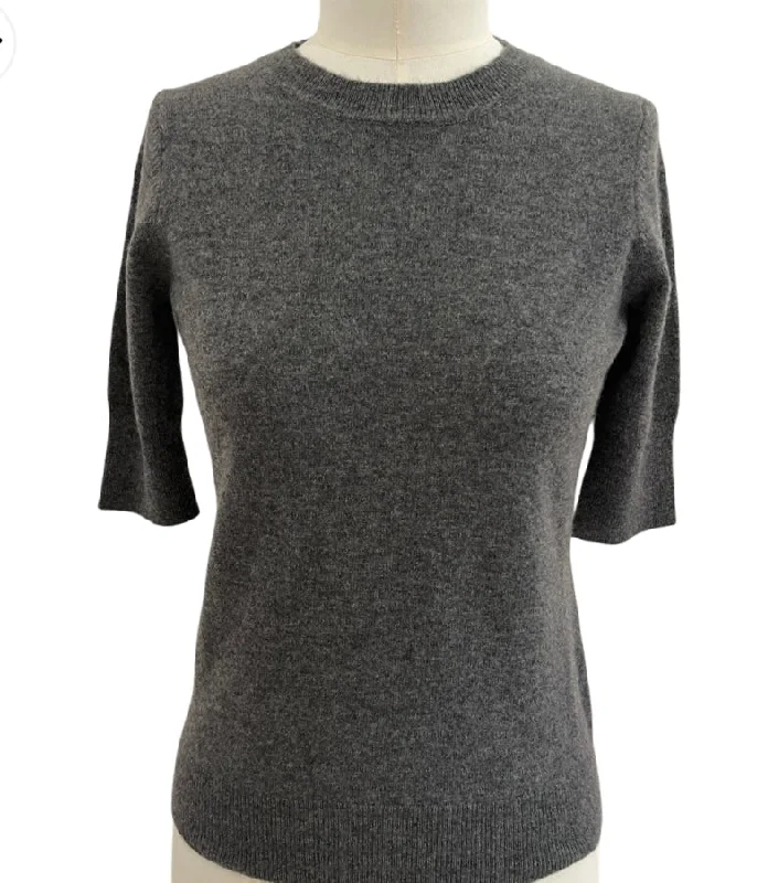 ARLOTTA~ Cashmere elbow sleeve sweater#3503 Disco