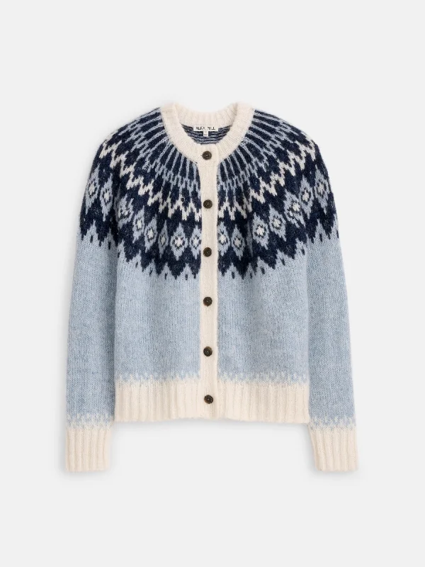 Ashwood Fair Isle Cardigan Athletic Women's 
