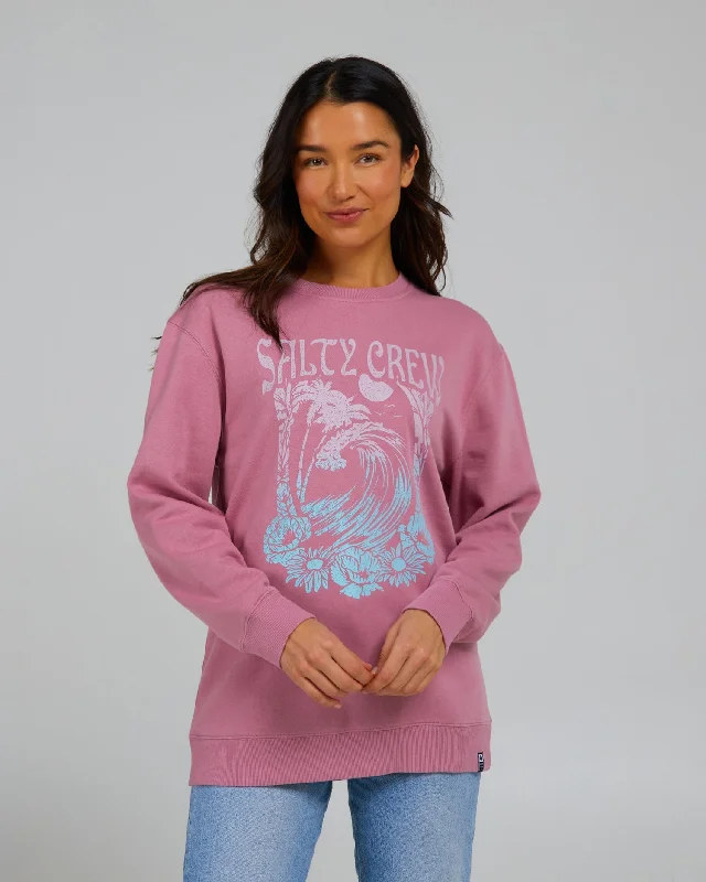 Big Wave Crew - Warm Liliac Dapper Women's Bow - adorned