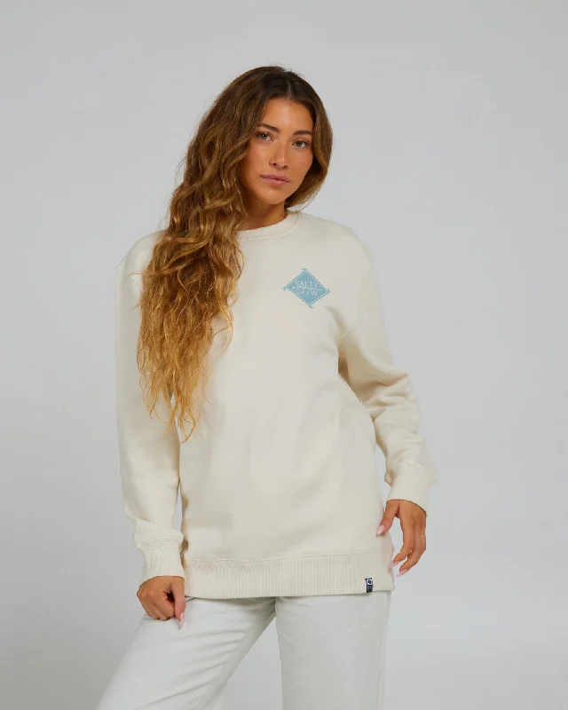 Board Meeting Crew - Bone Sporty Women's Athleisure 