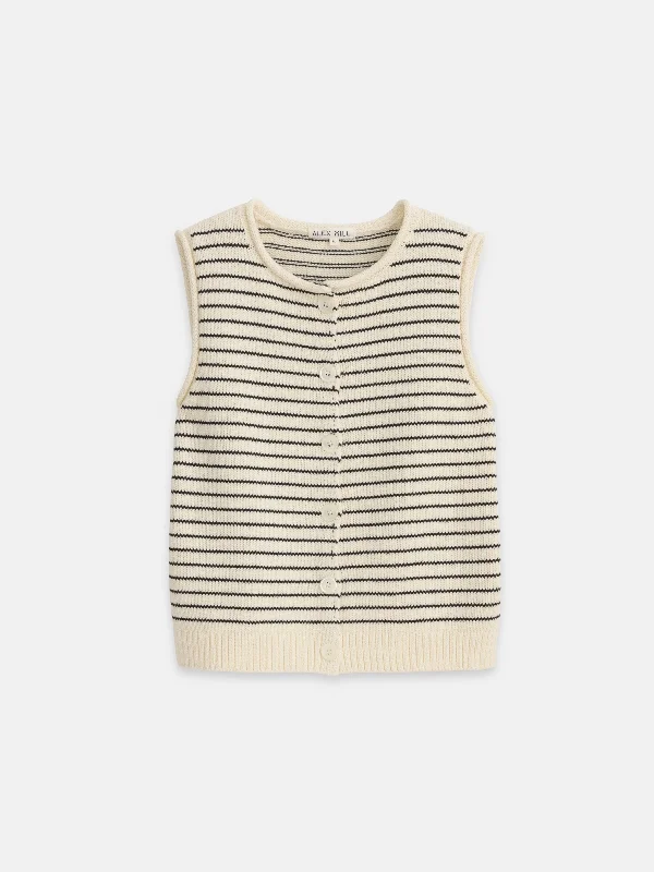Bridget Striped Vest In Cotton Artistic Women's Avant - 