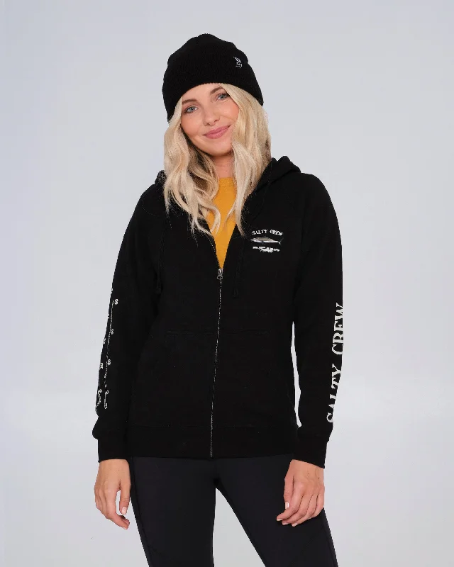 Bruce Zip Hood - Black performance