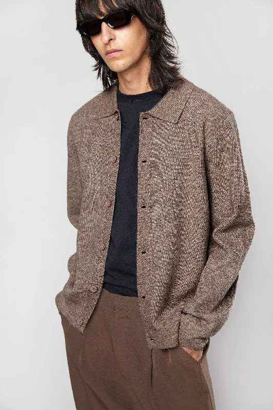 COLLARED CARDIGAN Sleek Women's 