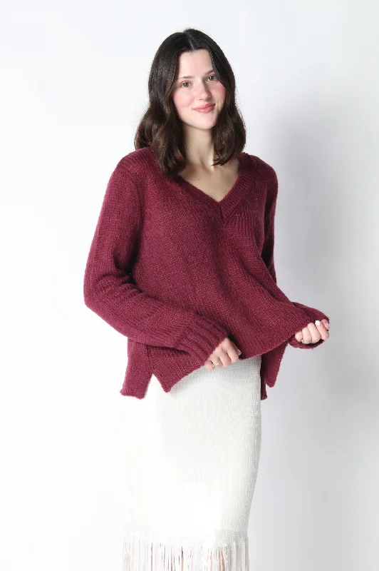 Cozy V Chunky Dapper Women's Bow - adorned