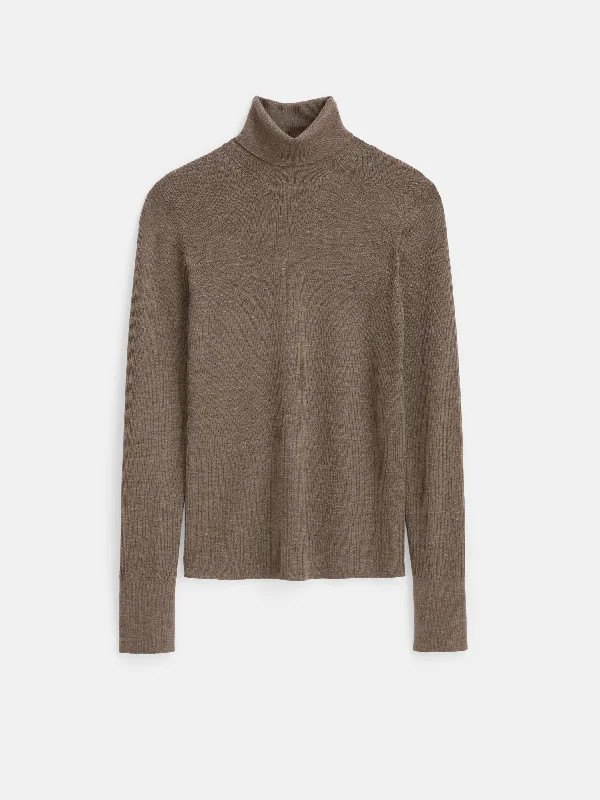 Emmaline Turtleneck in Merino Wool Unique Women's Upcycled