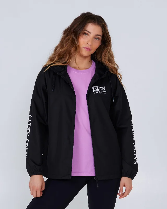 Frits Windbreaker - Black Casual Women's Japanese 