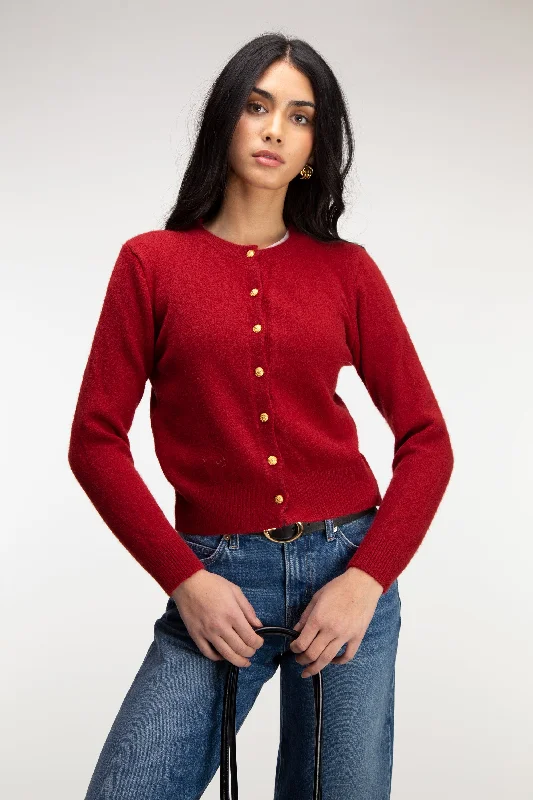 GOLD BUTTON CARDIGAN Gym
