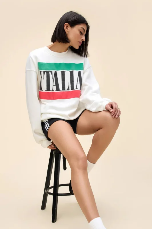 Italia BF Crew Laid - back Women's Style