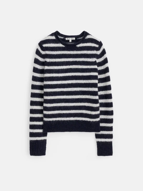 Jamie Striped Sweater Youthful Women's Anime - inspired