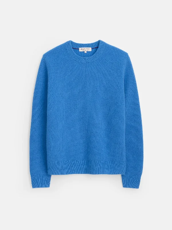 Jordan Sweater in Washed Cashmere Feminine Women's Soft 